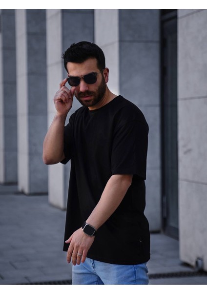 Basic Siyah Oversize T-Shirt fırsatları