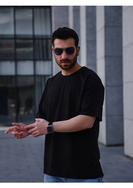 Basic Siyah Oversize T-Shirt indirimleri