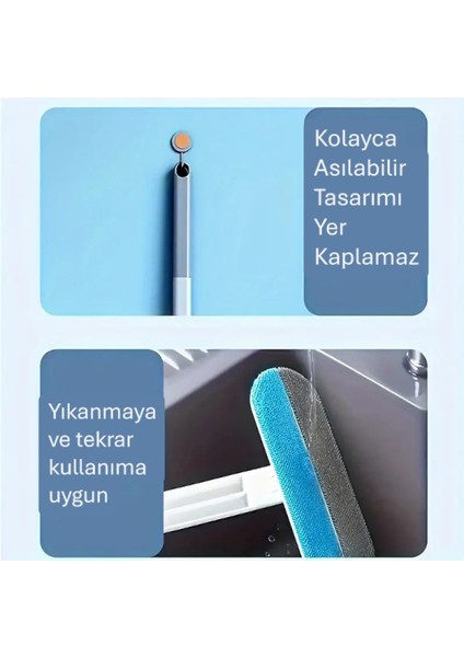 Uzun Saplı Evcil Hayvan Tüy Temizleme Fırçası – Çift Taraflı, Yıkanabilir ve Dayanıklı