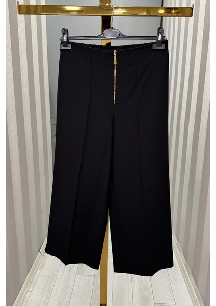 Queen Kısa Geniş Paça Pantolon Siyah 5565 fiyatları