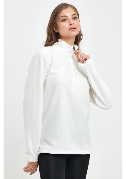 Süperlife Kadın Rahat Kalıp Softech Polar Yarım Fermuarlı Sweatshırt SPR24PWK20 fiyatları
