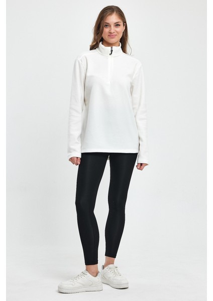 Süperlife Kadın Rahat Kalıp Softech Polar Yarım Fermuarlı Sweatshırt SPR24PWK20 modelleri