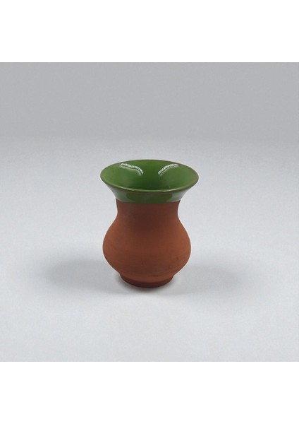 Kırmızı Toprak Sırlı El Yapımı Kupa Bardak | Büyük Meşrubat Bardağı fırsatları