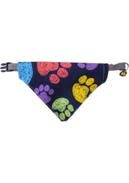 Desenli Fular Bandana Kedi Boyun Tasması
