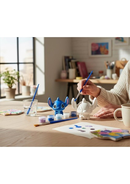 Boyanabilir Set Alçı Stitch Figürlü fiyatları