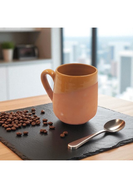 Kırmızı Toprak Sırlı El Yapımı Kupa Bardak | Büyük Meşrubat Bardağı fiyatları