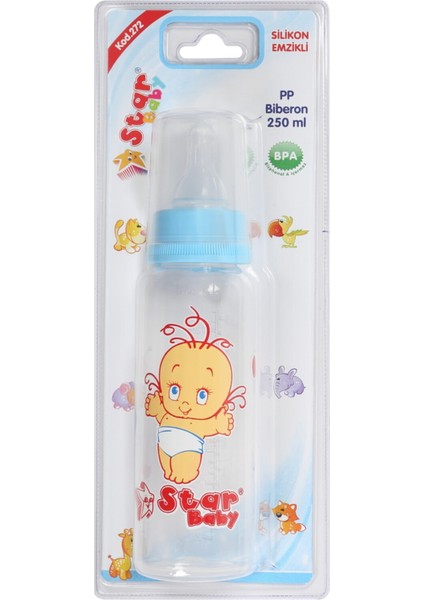 250 ml Mavi Klasik Biberon, Bebek Beslenme Için Güvenli ve Dayanıklı fiyatları