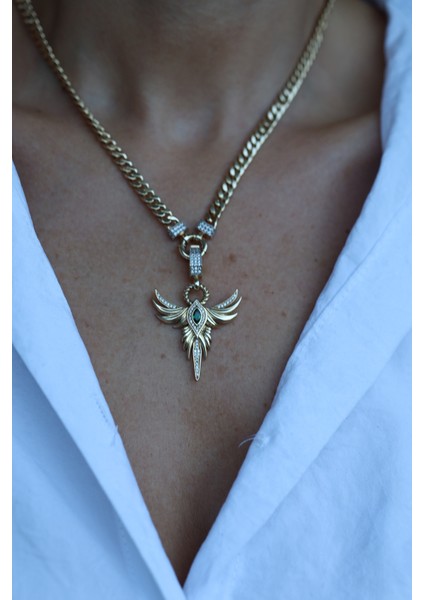 14 Ayar Altın Ema Anka Kuşu Kolye Ucu fiyatları