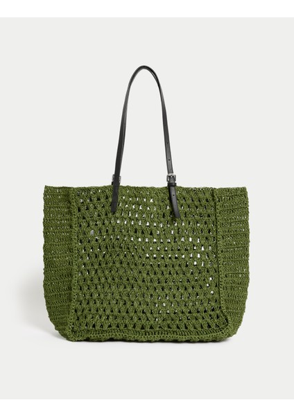 Hasır Tote Çanta modelleri