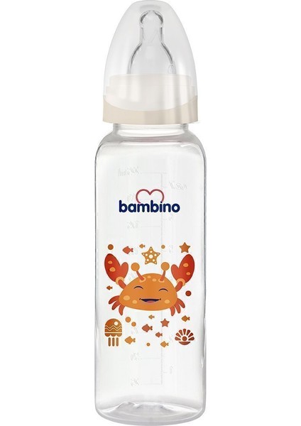 Şeffaf 250 ml Düz Plastik Biberon, Sağlıklı ve Hafif Bebek Için Ideal