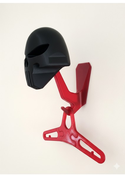 Dekoratif The Punisher Tasarım Kask Askılığı - Motosiklet Ekipman Standı