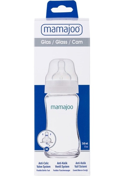 Şeffaf 240ML Cam Biberon, Sağlıklı ve Dayanıklı Bebek Ürünleri fiyatları