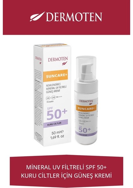 Suncare+ SPF50 Güneş Kremi Kuru Ciltler Için