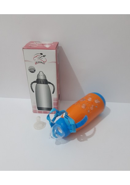 Renkli Karikatür Desenli Bebekler Için Termoslu Biberon fırsatları
