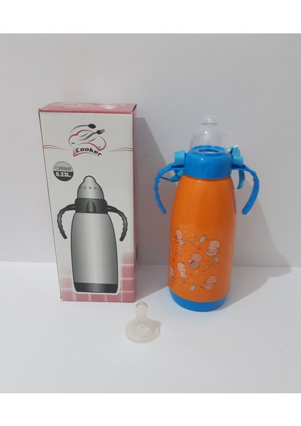 Renkli Karikatür Desenli Bebekler Için Termoslu Biberon indirimleri