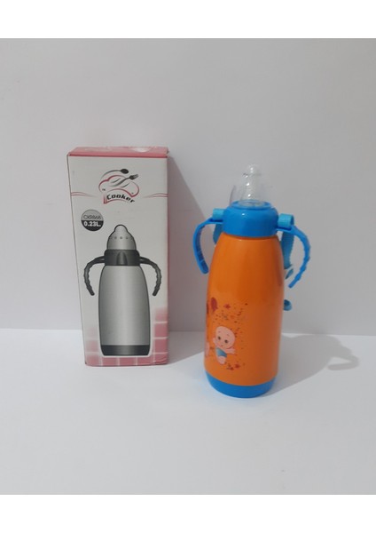 Sevimli Karikatür Desenli Termoslu Biberon, Bebekler Için Renkli ve Şık Tasarım indirimleri