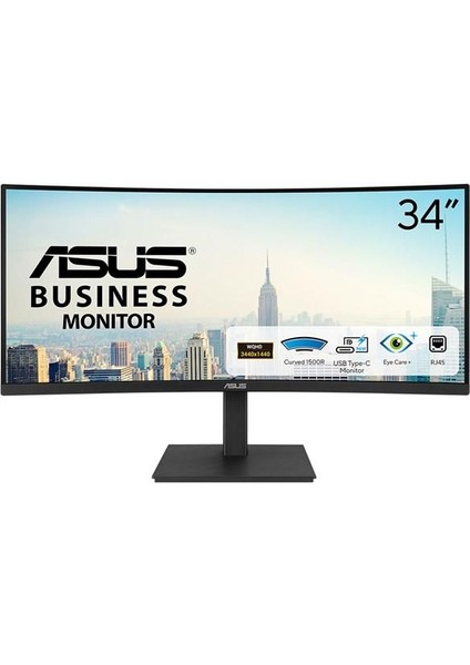 34" VA VA34VCPSR 4MS 100HZ HDMI-DP TYPE-C-LAN KAVISLI KURUMSAL MONİTÖR 3440X1440
