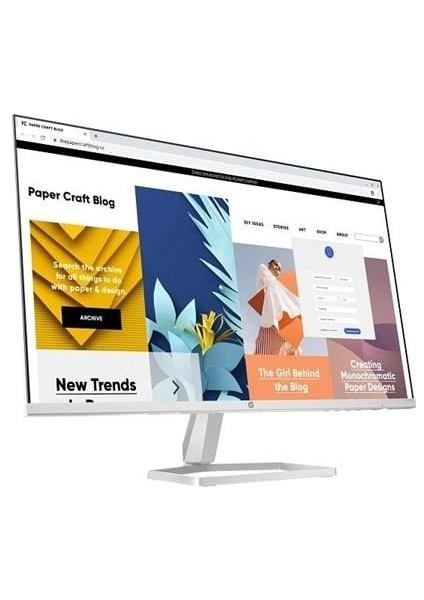 27" IPS 527SW 94F46E9 5ms 100HZ HDMI Kurumsal Monitör Beyaz 1920X180 modelleri