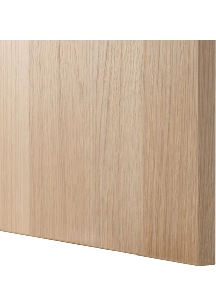 Bestå Tv Sehpası Ağartılmış Meşe Görünümlü 120X42X39 cm Lappviken Çıt Çıt Raylı indirimleri