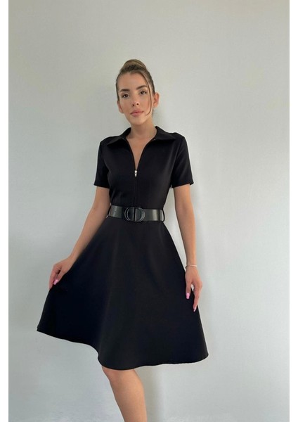 Siyah Kemerli Spor Elbise fiyatları