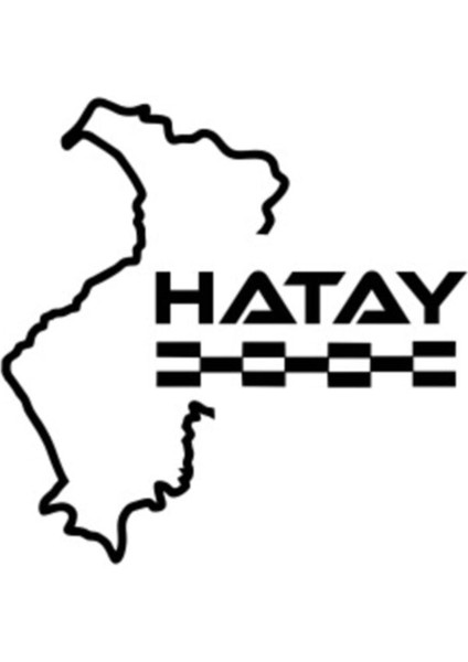 Hatay Çevreyolu Özel Yeni Sticker 12*9 cm