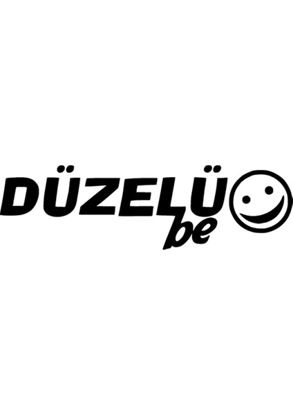 Düzeli Be Sticker 10 x 3 cm