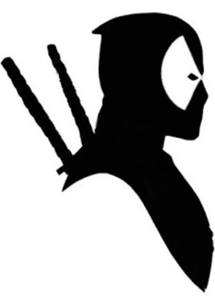 Deadpool Oto Cam Özel Yeni STICKER20*15 cm