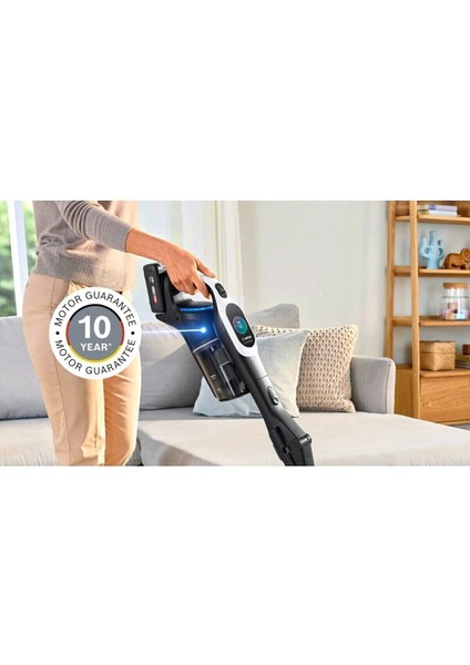 Çift Batarya 160DK Temizlik Unlimited 10 Dijital Turbospinmotor Premium BCS104 Şarjlı Dikey Süpürge modelleri