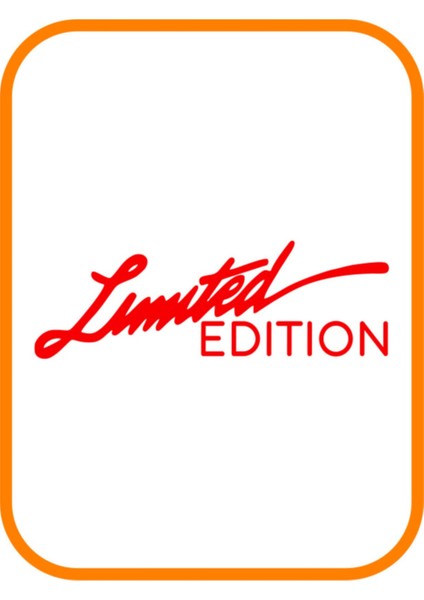 Limited Edition Oto Özel Yeni Sticker Kırmızı 25*8 cm