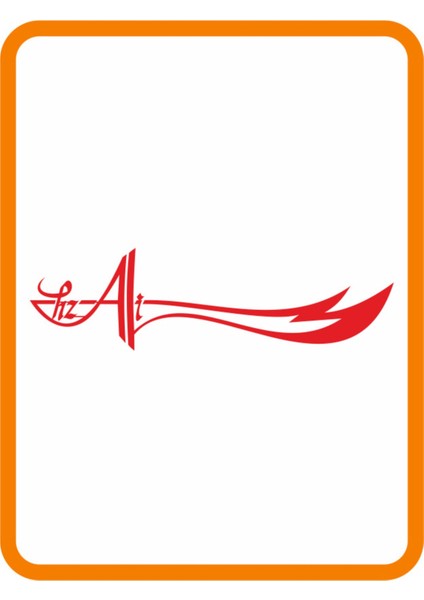 Zülfikar Kılıç Oto Özel Yeni Sticker Kırmızı 40*12 cm