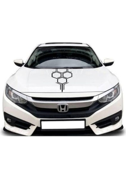 Bal Peteği Oto Kaput Özel Yeni Sticker 60*20 cm