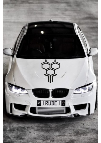 Bal Peteği Oto Kaput Özel Yeni Sticker 60*20 cm fiyatları