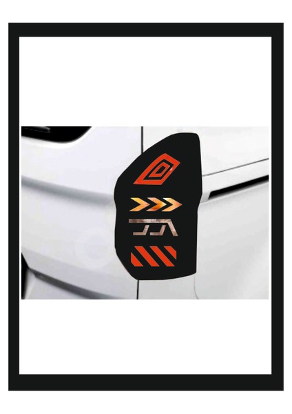 Tourneo Courier Için Özel Yeni Uyumlu Aksesuar Stop Farı LED Görünümlü Oto Özel Yeni Sticker fiyatları