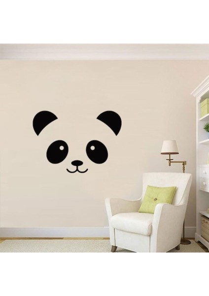 Yatak Odası Duvar Özel Yeni Sticker Sevimli Panda Desen Çıkarılabilir Dekoratif Özel Yeni Sticker