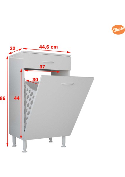 Mutfak Dolabı Sepetli Banyo Dolabı Kirli Camasır Dolabı Oyuncak Dolabı Çok Amaçlı Dolap