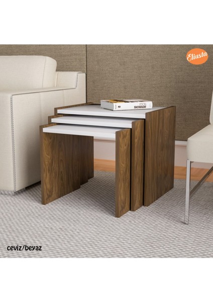 3 Lü Zigon Sehpa fırsatları