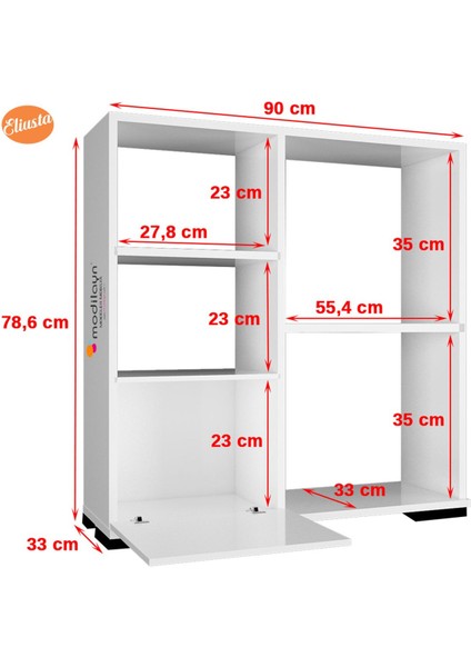 Mutfak Dolabı Mikro Dalga Dolabı Bolmeli Rarflı Dolap Ofis Dolabı Çok Amaçlı Dolap