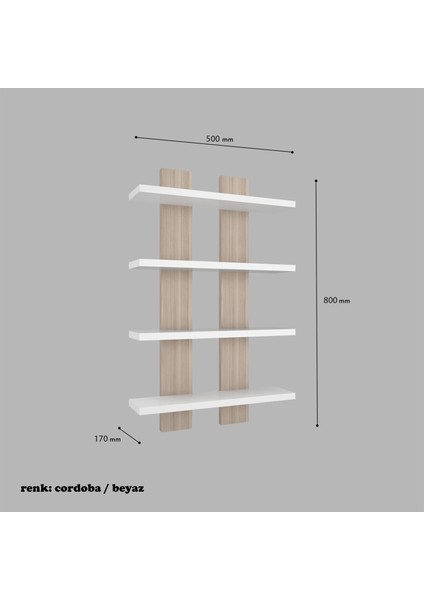 4 Lü Duvar Rafı Duvar Ünitesi modelleri