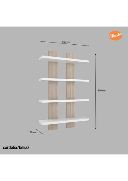Modilayn4 Lü Duvar Rafı Duvar Ünitesi indirimleri