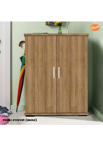 2 Kapaklı 4 Raflı Ayakkabılık