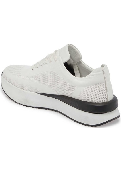 Beyaz Hakiki Deri Kadın Sneaker - K24I1AY67313-A26 fırsatları