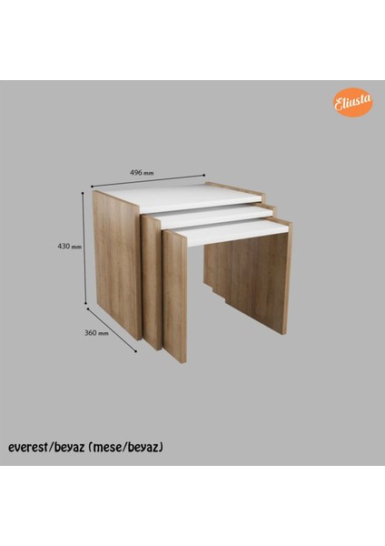 Zigon Sehpa 3 Lü Sehpa modelleri