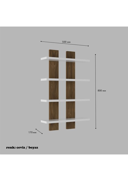 4 Lü Duvar Rafı Duvar Ünitesi modelleri
