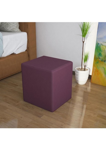 Kare Puf Ahşap Iskeletli modelleri