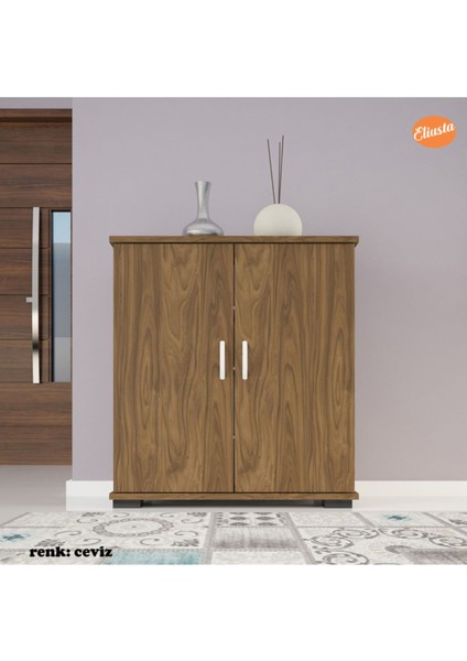 Ayakkabılık 2 Kapaklı Ayakkabı Dolabı Çok Amaçlı Dolap Mutfak Dolabı Ofis Dolabı