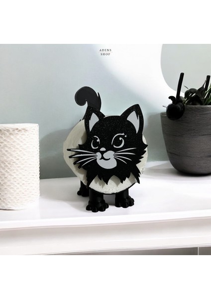 Dekoratif Kedi Şekilli Tuvalet Kağıdı Tutucu fiyatları