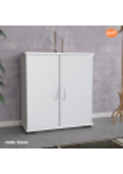 2 Kapaklı 4 Raflı Ayakkabılık