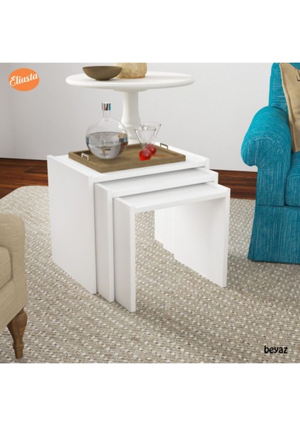 3 Lü Zigon Sehpa ARD-301 fırsatları