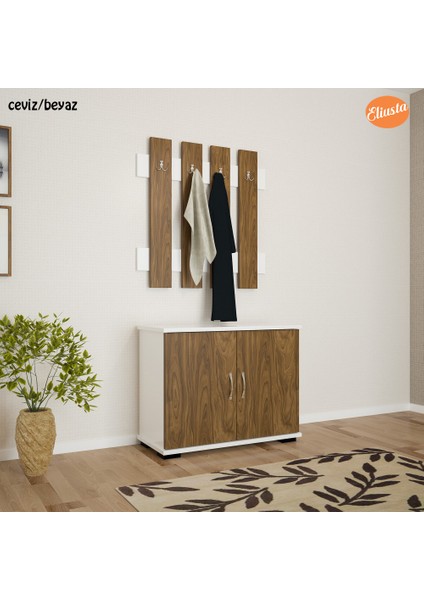 Portmanto Ayakkabılık Dolabı Askılık Vestiyer