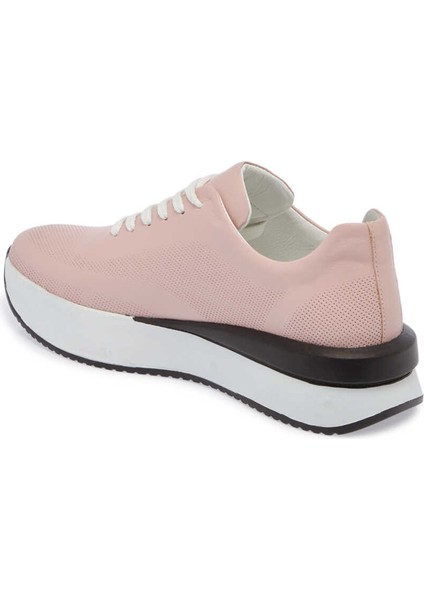 Pudra Hakiki Deri Kadın Sneaker - K24I1AY67313-A67 fırsatları